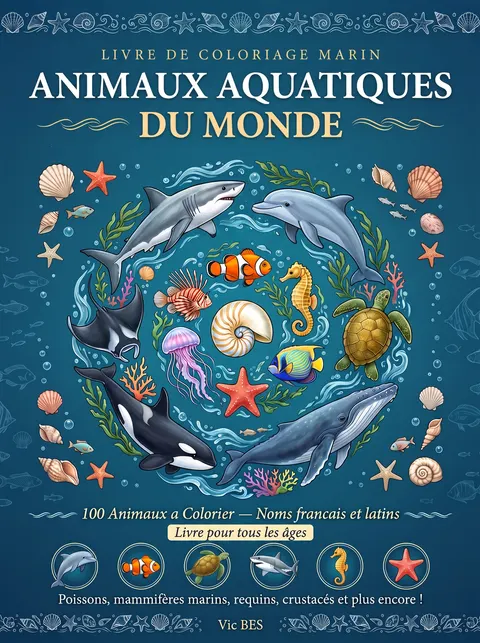 Couverture de Animaux Aquatiques